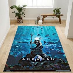 Dc Comics Movie Aquaman One Sheet Area Rug Bedroom Rug Home Us Decor