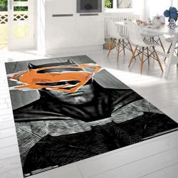 Dc Comics Movie Batman V Superman Batman Teaser Area Rug Living Room Area Rug Home Decor