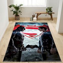 Dc Comics Movie Batman V Superman One Sheet Area Rug Living Room Area Rug Home Decor