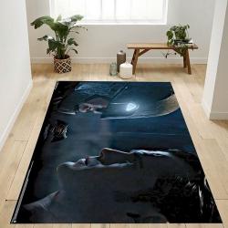 Dc Comics Movie Batman V Superman Stare Area Rug Living Room Area Rug Home Decor