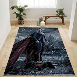 Dc Comics Movie Batman V Superman Superman Rug Living Room Area Rug Home Decor