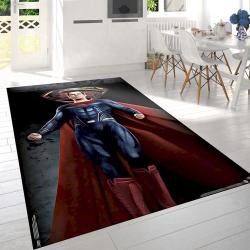 Dc Comics Movie Justice League Superman Area Rug Living Room Area Rug