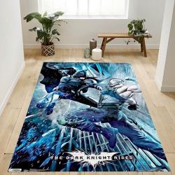 Dc Comics Movie The Dark Knight Rises Battle Area Rug Bedroom Rug Home