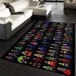 Dc Comics Suit Superheroes Ghost Rider Pixel Art Area Rug Living Room And Bed Room Rug Rug Regtangle Carpet Floor Decor Home Decor