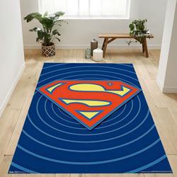 Dc Comics Superman Classic Logo Area Rug Living Room And Bed Room Rug Rug Regtangle Carpet Floor Decor Home Decor