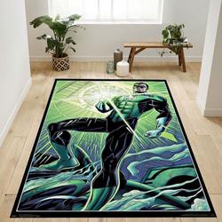 Dc Comics The Green Lantern Hal Ring Area Rug Living Room And Bed Room Rug Rug Regtangle Carpet Floor Decor Home Decor