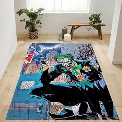 Dc Comics The Joker Bang Area Rug Living Room And Bed Room Rug