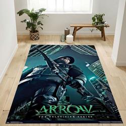 Dc Comics Tv Arrow Key Art Area Rug Living Room And Bed Room Rug Rug Regtangle Carpet Floor Decor Home Decor