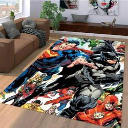 Dc Superhero Batman & Superman Area Rug Movie Home Decor Homebeautyus Rug Regtangle Carpet Floor Decor Home Decor