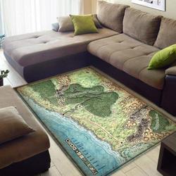 Dd1016 Dungeons And Dragons Neverwinter Map Rug Living Room Rug Home Decor Area