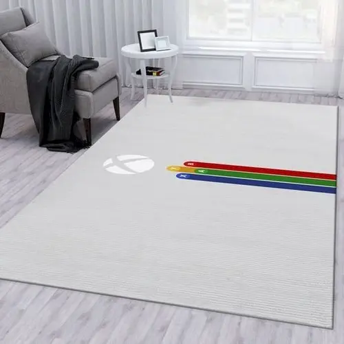 Gamer Gaming Area Rug Geeky Carpet Floor Decor Living Room Area Rug Home Decor