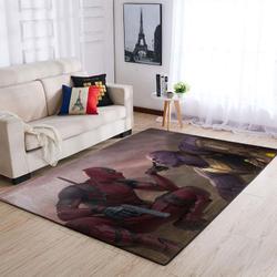 Deadpool Marvel Superheros Area Rugs Marvel Movies Living Room Rug Dp91202