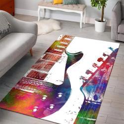 Guitar Area Rug Living Room Rug Home Decors Living Room Carpet Floor Decor The Us Decor