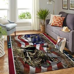 Deer Bow Hunting Rug Living Room Rug Home Decor Area Rug Living Room Rug Home Decor