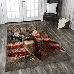 Deer Hunting Area Rug Ofd Azc190903 Area Rug Living Room Carpet Rug Regtangle Carpet Floor Decor Home Decor