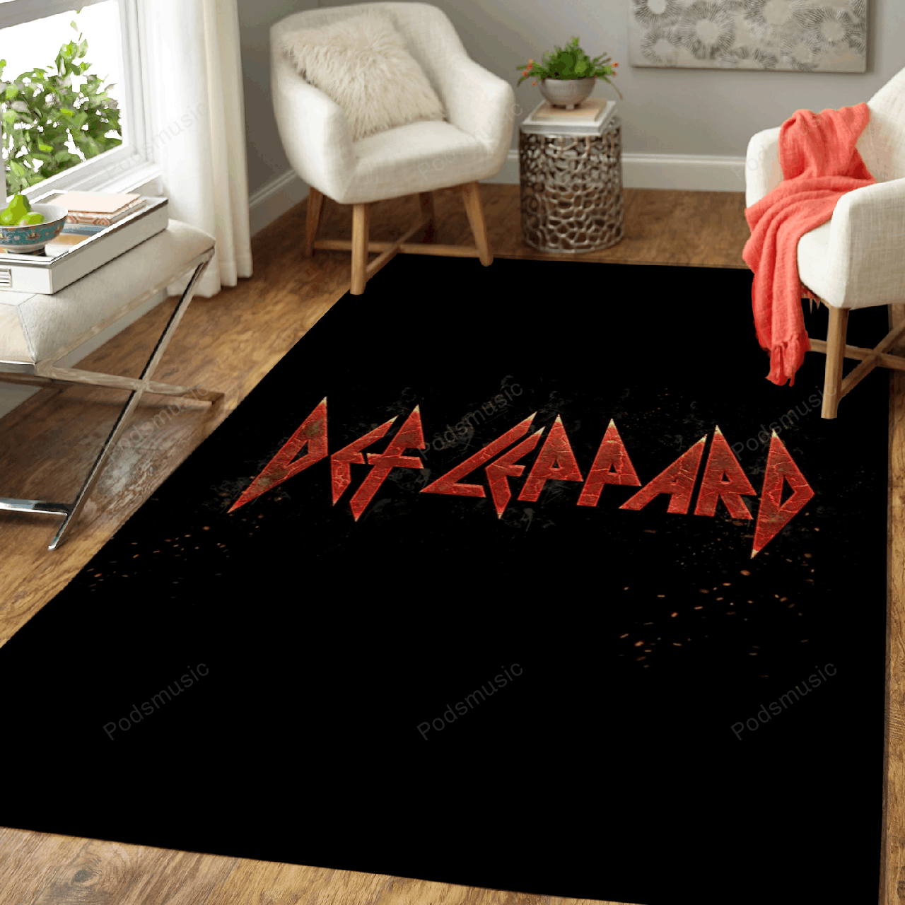 Def Leppard Music Bands Art For Fans Area Rug Living Room Carpet Rug Regtangle Carpet Floor Decor Home Decor
