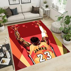 NBA James 23 Area Rug Living Room Rug Home Decor Basketball Legend 200305179