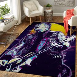 Rock Star Music Art Rug Area Rug Living Room Rug Home Decor 20030595