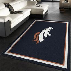 Denver Broncos Area Rug Nfl Football Team Logo Carpet Living Room Rugs 20