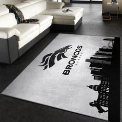 Denver Broncos Area Rug Nfl Football Team Logo Carpet Living Room Rugs 31