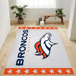 NFL Denver Broncos Area Rug Living Room Rug Home Decor 200305126
