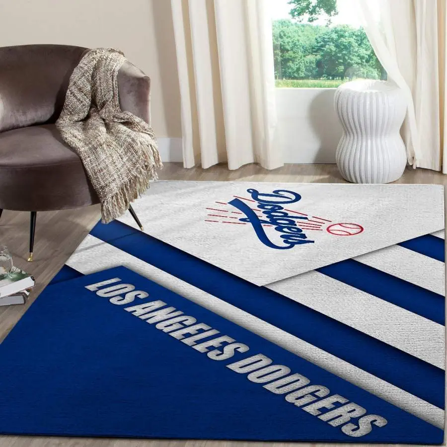 MLB Los Angeles Dodgers Rug Home Decor Team Logo Carpet Rug Living Room 2003271