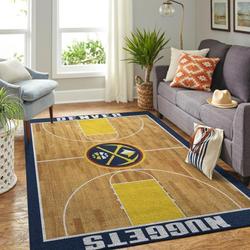 Denver Nuggets Area Rug Nba Carpet Living Room Rugs Rug Regtangle Carpet V4253
