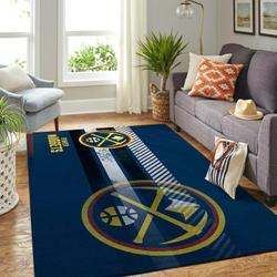 Denver Nuggets Area Rug Nba Carpet Living Room Rugs Rug Regtangle Carpet V4256