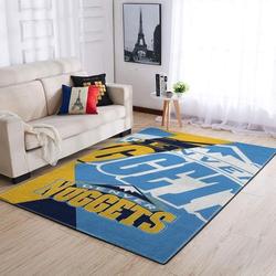 Denver Nuggets Area Rug Nba Carpet Living Room Rugs Rug Regtangle Carpet V4257