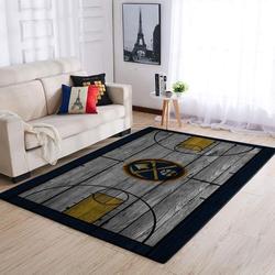 Denver Nuggets Area Rug Nba Carpet Living Room Rugs Rug Regtangle Carpet V4260