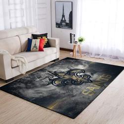 NFL New Orleans Saints Football Team Logo Carpet Rug Living Room 1910074