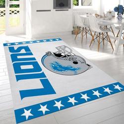 Detroit Lions Football Nfl 2 Living Room And Bed Room Rug Rug Regtangle Carpet