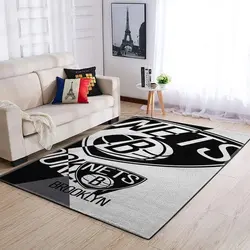 NBA Brooklyn Nets Living Room Area No2957 Rug Living Room Area Rug