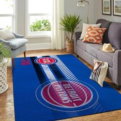 Detroit Pistons Area Rug Nba Carpet Living Room Rugs Rug Regtangle Carpet V6639