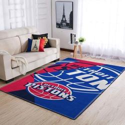 Detroit Pistons Area Rug Nba Carpet Living Room Rugs Rug Regtangle Carpet V6644