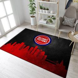 Detroit Pistons Nba 2 Area Rug Living Room And Bed Room Rug Rug Regtangle Carpet