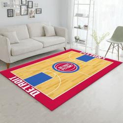 Detroit Pistons Nba 4 Area Rug Living Room And Bed Room Rug Rug Regtangle Carpet