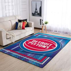 Detroit Pistons Nba Living Room Carpet Sports Rug Regtangle Carpet