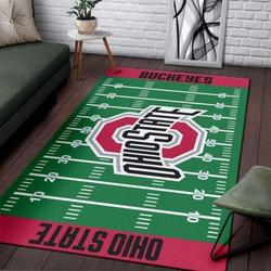 Ohio State Buckeyes Home Decor NCAA Team Logo Carpet Rug Living Room 20022115