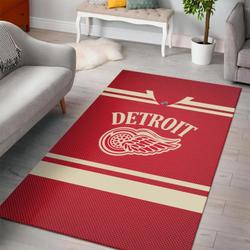 Detroit Red Wings Area Rugs Nhl Hockey Living Room Carpet Home Decor 20022115