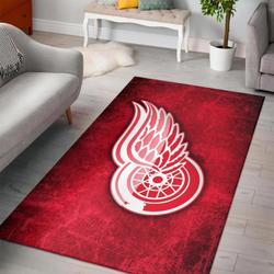 Detroit Red Wings Area Rugs Nhl Hockey Living Room Carpet Home Decor 2002213