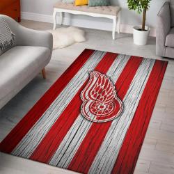 Detroit Red Wings Area Rugs Nhl Hockey Living Room Carpet Home Decor 2002215
