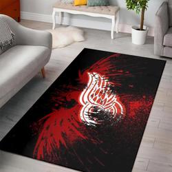 Detroit Red Wings Area Rugs Nhl Hockey Living Room Carpet Home Decor 2002219