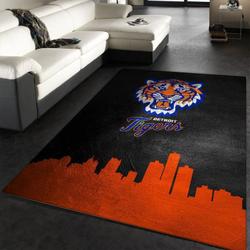 Detroit Tigers Mlb 4 Area Rug Living Room And Bed Room Rug Rug Regtangle Carpet Floor