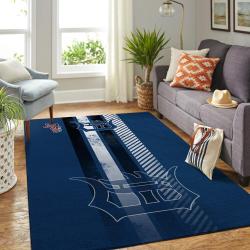 Detroit Tigers 5 Area Rug Mlb Baseball Team Logo Carpet Living Room Rugs