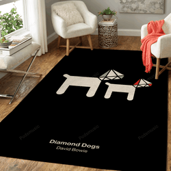 Diamond Dogs Music Art For Fans Area Rug Living Room Carpet Rug Regtangle Carpet Floor Decor Home Decor