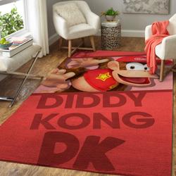 Diggy Kong Video Game Area Rug Gaming Carpet Gamer Living Room Rugs Rug Regtangle Carpet Floor Decor Home Decor
