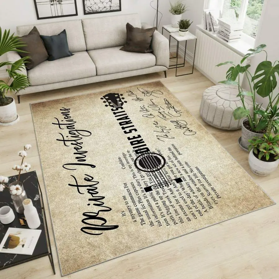 Dire Straits Area Rug Living Room Rug Home Decor Home Decor Bedroom Living Room Decor