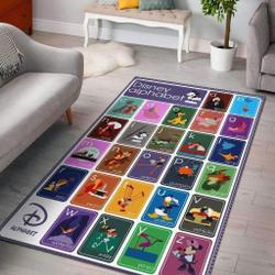 Disney Alphabet Area Rug Area Rug Living Room Carpet Rug Regtangle Carpet Floor Decor Home Decor