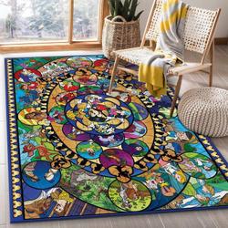 Disney Cartoon Characters Area Rug Living Room And Bed Room Rug Rug Regtangle Carpet Floor Decor Home Decor